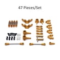 thumbnail image 3 of Vogacara 1/28 RC Car Swing Arms Shock Absorber Servo Arm Link Rod Kit Reemplazo de piezas Accesorios Reemplazo para WLtoys K969 K979 K989 Kits de construcción modelo Oro, 3 of 6