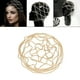 thumbnail image 5 of Cadena para el cabello con accesorios de cristal y diamantes de imitación para decoración artística, disfraces y fiestas. dorado, 5 of 9