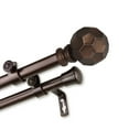 thumbnail image 2 of Central Design 4790-997 0.8125 in. Remi Double Curtain Rod with 120 to 170 in. Extension, Cocoa, 2 of 2