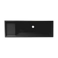 thumbnail image 6 of ALFI brand 39" Black Matte Above Mount Fireclay Bathroom Trough Sink, 6 of 10