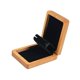 thumbnail image 4 of Organizador de joyas, caja para pendientes, madera maciza, terciopelo, elegantes collares y gemelos. Madera de cereza, 4 of 9