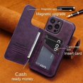 thumbnail image 3 of Luxury Leather Flip Wallet Case For Iphone 15 Series,iPhone 16, 3 of 6