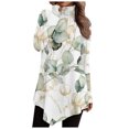 thumbnail image 2 of Qiopertar Style Femme Confortable Col Rond Pull Doux Ourlet Inférieur d'Une Robe Manches Longues Irrégulières Liquidation Livraison Gratuite à Moins de 5$ jusqu'à 90 % de Réduction, 2 of 5