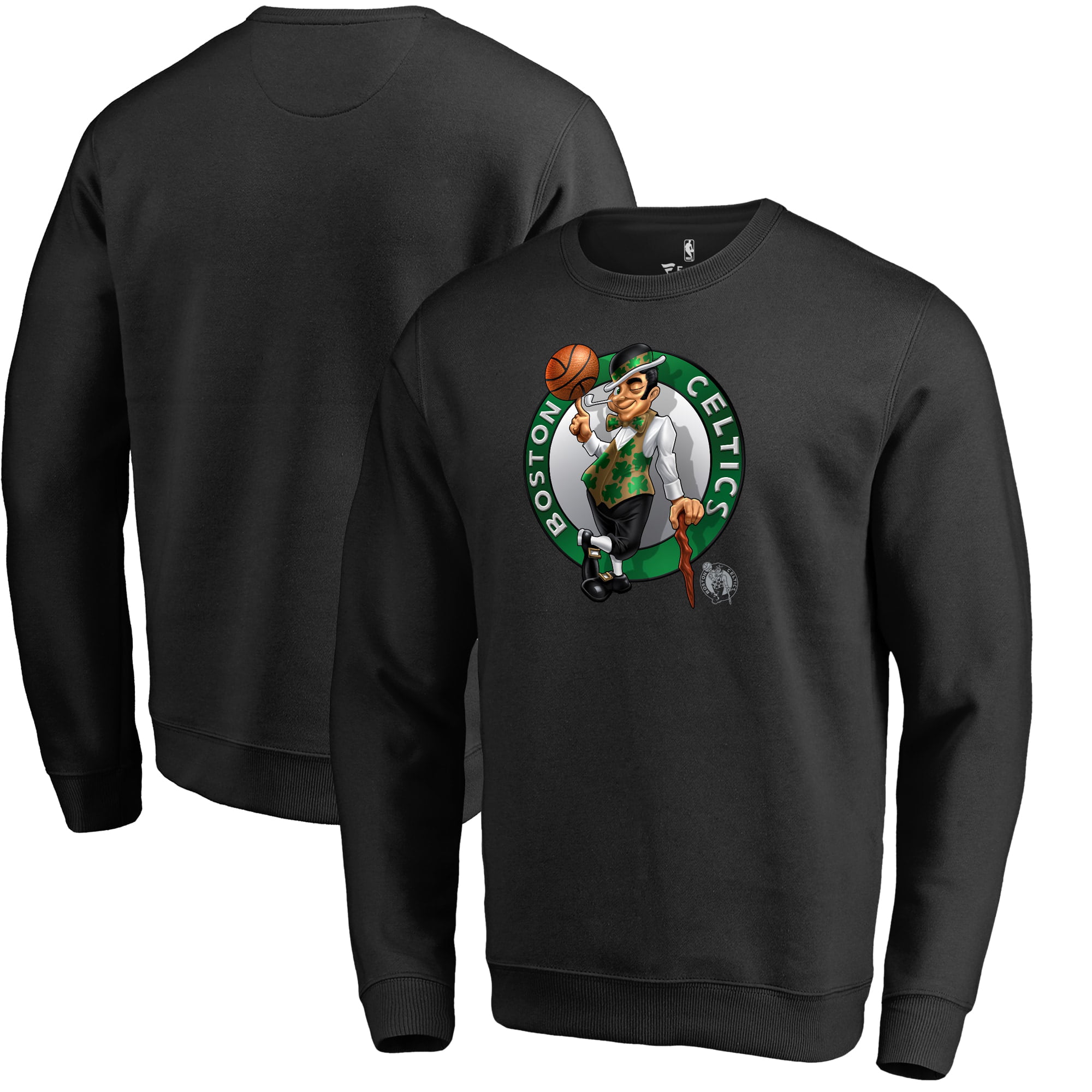 Boston Celtics Fanatics Branded Midnight Mascot Pullover ...