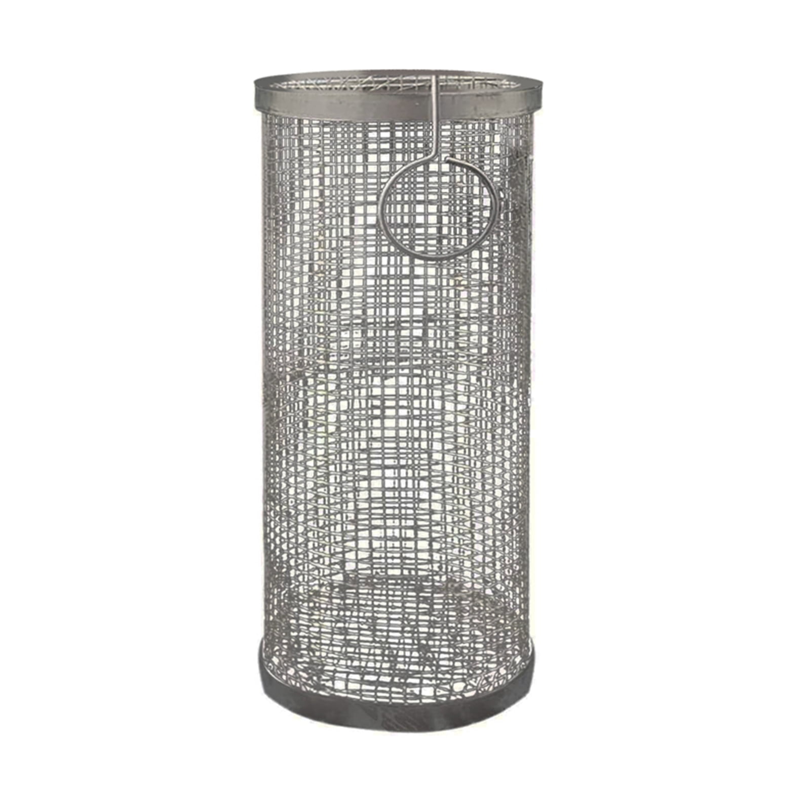 FeiraDeVaidade Cylindrical Grill Basket, Rolling Grill Basket Cylinder