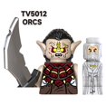 thumbnail image 1 of Medieval Warrior Soldier Mini Figure Building Blocks Set, Elf Dwarf Ranger Human Wizard Character Model, DIY Assembled Educational Toy Gift for Kids Boys Girls, 1 of 2