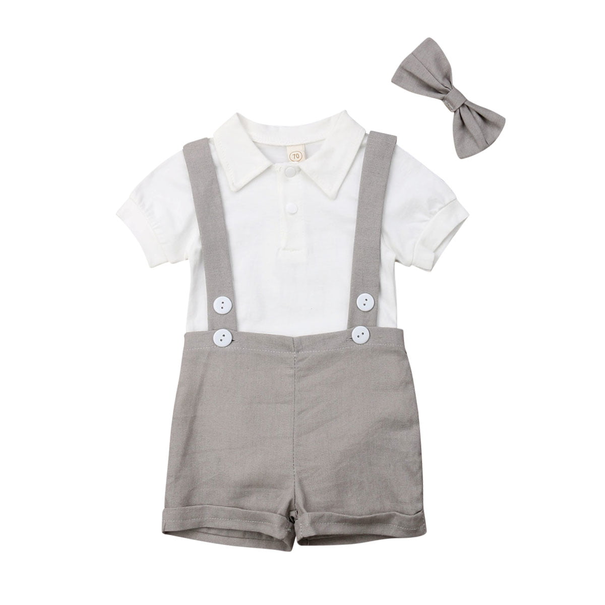 Details about   Toddler Newborn Baby Boys Clothes Gentleman Polo T-Shirt Tops+Shorts Outfits Set 