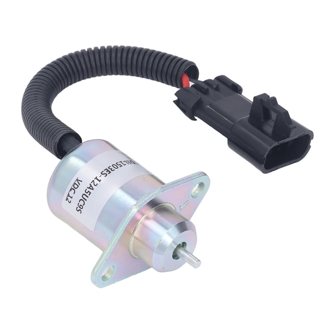 Válvula solenoide de apagado de 12 V CC 1503ES 12A5UC9S Válvula solenoide de apagado de combustible para D1505 V1505