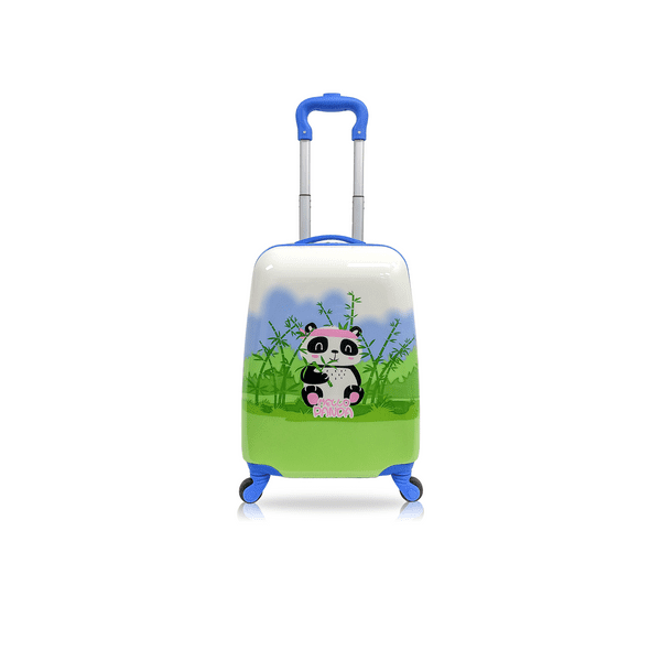 TUCCI Italy - Lucky Panda Valise Rigide pour Enfants à Roulettes Pivotantes de 18 Pouces