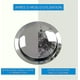 thumbnail image 5 of Juego de 2 tapones universales para lavabo de 40 mm, color negro, de latón cromado con goma, tapa de lavabo regulable en altura, anticalcáreo, tapón de desagüe cromado, 5 of 5