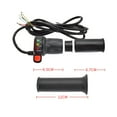 thumbnail image 2 of Mosiee Throttle E-Bike Throttle Electric Bike Throttle With Power Display Red Switch Wire 36V 48V High Quality Negative, 2 of 9