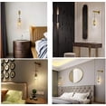 thumbnail image 7 of Wall Sconces Industrial Vintage Wall Light Fixture 1 Light Wall Sconce Wall Lamp for Loft Home Bedroom Hallway,Gold Color Metal Net Cage and Clear Glass Lamp Shade,5.5 Inch, 7 of 7