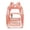 Pink, variant on School Backpacks Transparent Jelly Multi Purpose Shoulder School Bag for Ages 6th 7th 10th 12th, Middle Elementary, High School, Travel, Swimming, Fitness