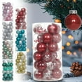 thumbnail image 2 of Lilixerw 30pcs Christmas Decoration Gifts Christmas Ball Pendant,2.36 inch Shatterproof Christmas Tree Pendants for Holiday Party Decor, 2 of 7