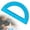 Sky Blue, variant on Clear Protractor Math Protractors Protractor For Drawing Classroom Essentials Teacher Must Haves Plastic Protractor Small Protractor