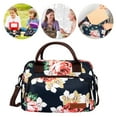 thumbnail image 1 of Large Insulated Lunch Bag with Detachable Strap, Leakproof Thermal Lunch Tote for Work Picnic Beach, Portable Cooler Bag with Multiple Pockets for Drinks Snacks Organizer, 1 of 3