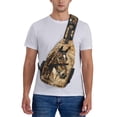 thumbnail image 6 of Sling Bag for Men, Musical Horse Vintage Collage Fanny Pack Crossbody Bags Shoulder Chest Bag, Small Gym Bag Anti Theft Crossbody Backpack Daypack for Travel Sports Running Hiking, 6 of 7