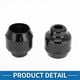 thumbnail image 5 of Deslizadores de Marco de Motocicleta Unique Bargains Protección contra Caídas Rueda Protector de Choque Scooter Moped Aleación de Aluminio Negro 2 Pcs, 5 of 6