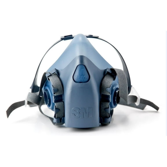 3M Medium Half Facepiece Reusable Respirator 7502/37082AAD Respiratory Protection, 2 Set Medium