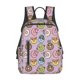 thumbnail image 1 of Balery Cute Donuts Mochila ligera para hombre y mujer: duradera e impermeable, ideal para la escuela, el trabajo, viajes y uso diario., 1 of 7