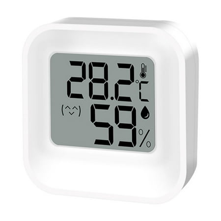 Colorful Digital Thermometer And Hygrometer With Lcd Display Indoor Temperature And Humidity Monitor Tabletop Or Wall Mount High Accuracy For Home Office Or Greenhouse