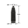 thumbnail image 2 of 4 Pc Front Inner Tie Rod Ends & Steering Gear Bellows LH RH Side Kit, 2 of 4