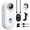 white, variant on NUISK Mini Action Camera 4K, Wearable Magnetic Body Cam with 128GB SD Card, Hands-Free WiFi Camcorder for Vlogging and Outdoor Sports (Black)