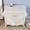 White, variant on SIELUNO Square Nightstand Cover Small Bedside Cover With Lace Edge For Bedroom Living Room