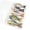 Grey2, variant on Multi Jointed Swimbait Fishing Lures with Sharp Treble Hooks, Realistic Glide Bait Slow Sinking for Bass Pike Walleye Trout, Saltwater Freshwater Robotic Crank Bait Jerkbait Set 3PC