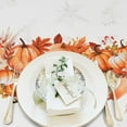 thumbnail image 4 of Fall Thanksgiving Tablecloth Waterproof Pumpkin Table Cloths for Autumn Harvest Indoor Outdoor Dining Room Decor-60 * 60" Square, 4 of 7