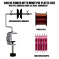 thumbnail image 4 of Fishing Line Spooler with Clamp Fishing Reel Line Spool Spooler System Vertical Curved Fishing Line Winder, 4 of 5