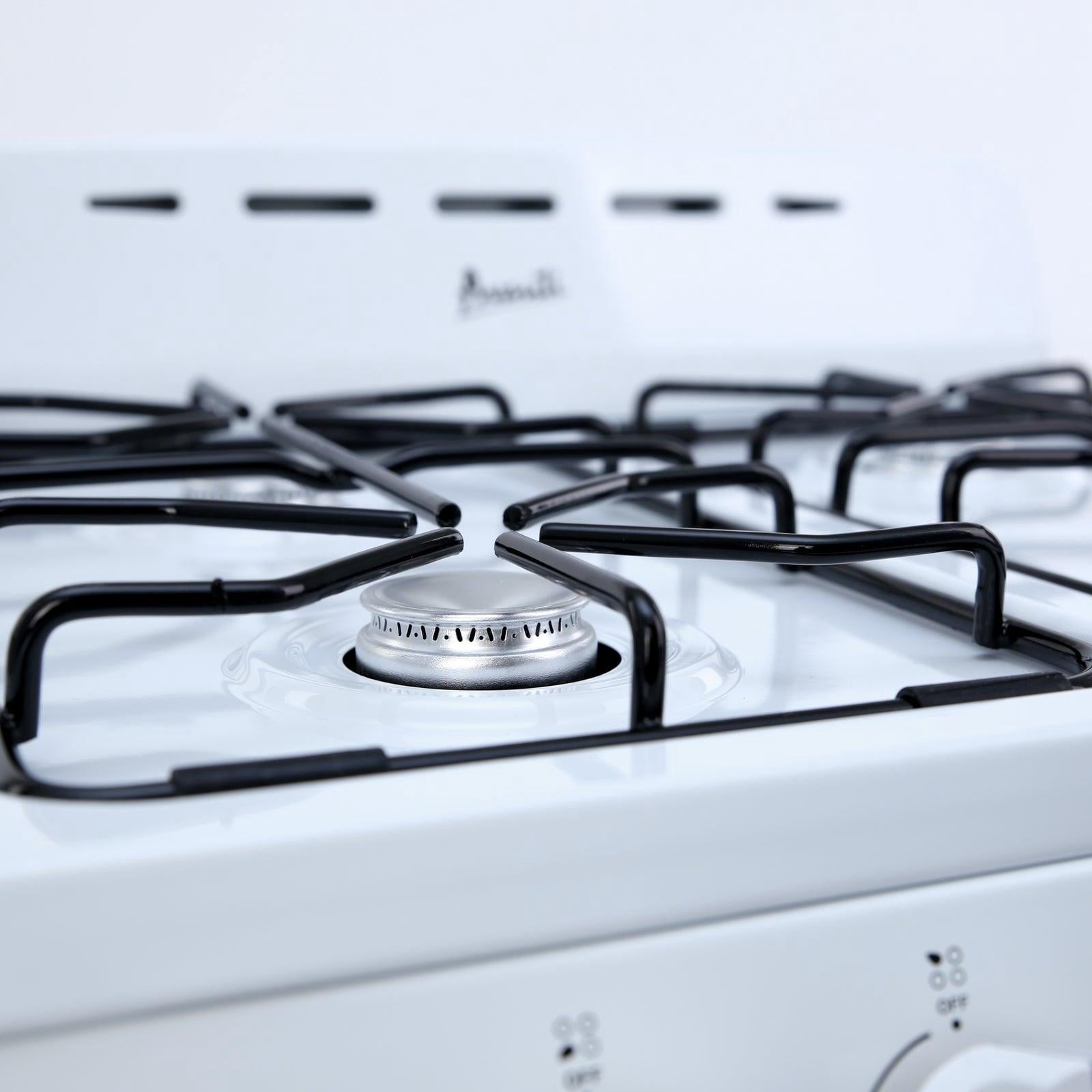 Avanti 24" Gas Range Oven with Solid Metal Door, in White (GRO24P0W)