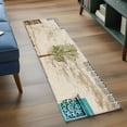 thumbnail image 5 of Vintage Palm Trees Kitchen Runner Rug 2x6 Washable Runners for Hallway Non Slip Summer Tropical Botanical Beige Burlap Large Area Rug Indoor Floor Carpet for Bathroom Laundry Entryway Bedroom, 5 of 8