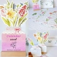 thumbnail image 3 of Desk Calendar 2026 New Standing Desktop Calendar With Wooden Base Decorative Monthly Planner (1Pcs), 3 of 7