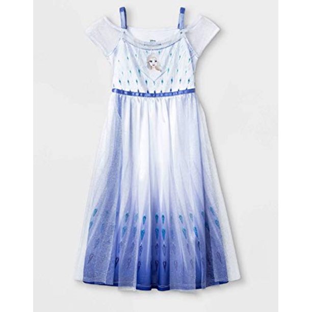 Frozen 2 Frozen II Toddler Girls Elsa White Snowflake Fantasy
