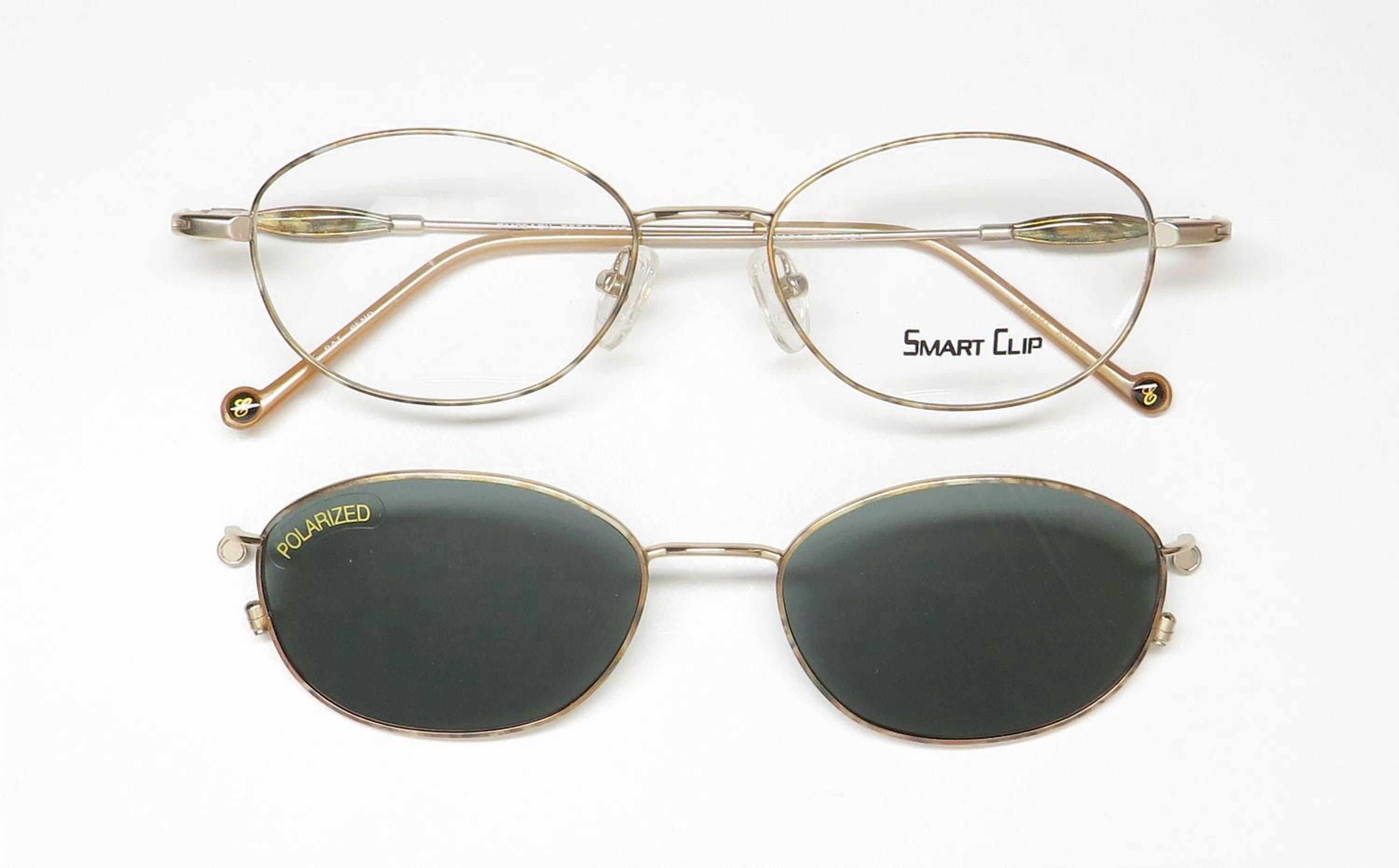 SMARTCLIP 234 EYEGLASS FRAME/GLASSES FULL-RIM WITH OPTIONAL SUNGLASS CLIP-ONS