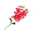 thumbnail image 2 of 1Bunch Artificial Delphinium Flowers Faux Snapdragon Flowers Fake Silk Flowers with Stems for Wedding Bouquet Home Party Garden Outdoor Decor, European Style Artificial Flowers, Deep Pink, 2 of 5