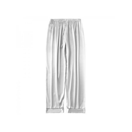 

Men s Silk Satin Pajamas Set Casual Sleepwear Nightwear Loungewear Homewear