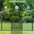 thumbnail image 2 of Txh001 Garden Fence 64ft(L)×24in(H) Animal Barrier Decorative Garden Fencing with Gate for Backyard Patio, 2 of 7