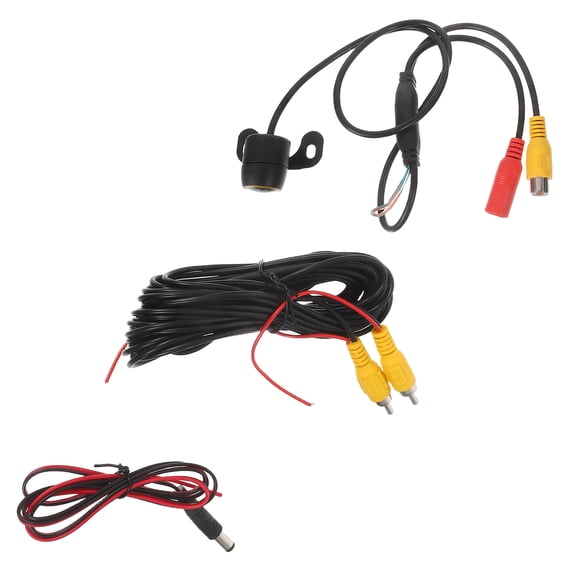 PAMINGONO 1Set Universal Reverse Car Camera Black Compact Design with Adjustable Viewing Angles