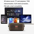 thumbnail image 4 of Altavoz Bluetooth X7, portátil, inalámbrico, estilo retro, 4 of 5