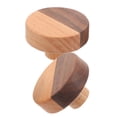 thumbnail image 1 of GARVALON Rustic Wood Kitchen Cupboard Door Knobs Multi Color Decorative Handles for Home Use 2pcs, 1 of 5