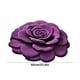 thumbnail image 3 of Alfombra Absorbente con Forma de Flor, Tapete Redondo de Entrada, Felpudo de Baño de Secado Rápido con Respaldo Antideslizante, 60cm, para Baño, Dormitorio, Rosa/Morado, 3 of 6
