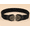 Black, variant on KLOY2K Women's Leather Belts Alloy Flower Buckle Waist Belt for Jeans Dresses Casual Accessories, Pink One Size