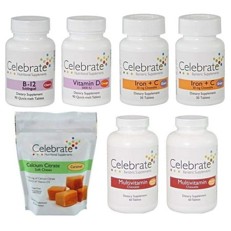 Celebrate Vitamins Gastric Bypass Vitamin Pack