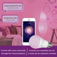thumbnail image 3 of shiyou-E26 Smart Bulb - Ampoule Intelligente - Alexa Compatible + Google Home Compliant, Colour Changing, LED Smart Light Bulb (10W) Dimmable from The App - Works with 2.4 GHz WiFi - 2-Pack, 3 of 4