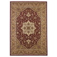 thumbnail image 1 of HomeRoots 353607 2 ft. 2 in. x 7 ft. 11 in. Runner Polypropylene Red & Beige Area Rug, 1 of 1
