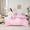 Pink, variant on Homewish Glitter Disco Ball Twin Bedding Sets 7-Piece for Teens, Kawaii Princess Bowknot Bedding Comforter Set, Girly Pink Cartoon Reversible Sheet Sets, Super Cozy Room Decor