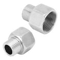 thumbnail image 6 of Stainless Steel Hex Head Reducer Threaded Pipe Adapter Male Thread G1/2 Female Thread G3/4, 6 of 8
