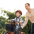 thumbnail image 2 of WORGEOUS 1 canasta de scooter para niños, canasta de bicicleta, canasta de plástico para colgar en el manillar para niños (negro), 2 of 8